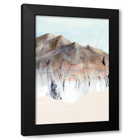 Deserted Mountain I Black Modern Wood Framed Art Print with Double Matting by PI Studio