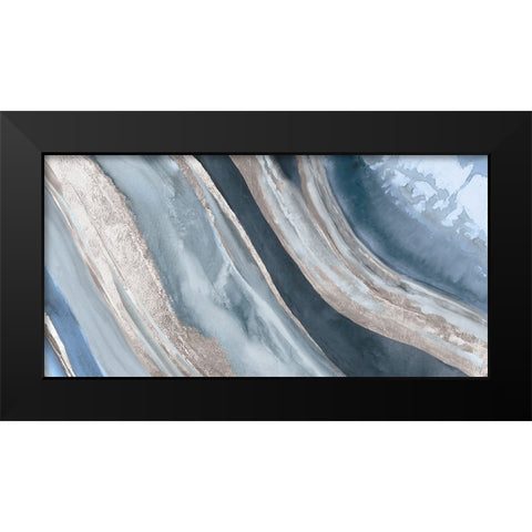 Geodic I Black Modern Wood Framed Art Print by PI Studio