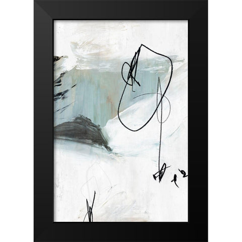 Tied I Black Modern Wood Framed Art Print by PI Studio