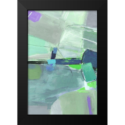 Green Envy I  Black Modern Wood Framed Art Print by PI Gallerie