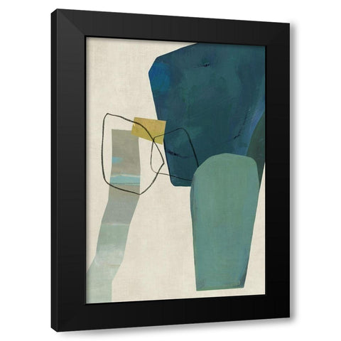 Midceuntry Green II Â  Black Modern Wood Framed Art Print by PI Studio