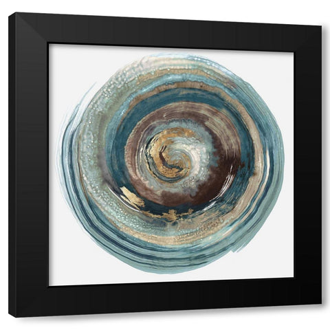 Into the Dark II  Black Modern Wood Framed Art Print with Double Matting by PI Studio