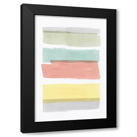 Charming III Black Modern Wood Framed Art Print with Double Matting by PI Studio