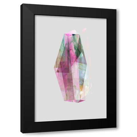 Gemstone IÂ  Black Modern Wood Framed Art Print by PI Studio