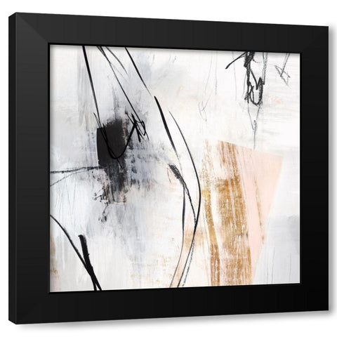 Fortnight I  Black Modern Wood Framed Art Print with Double Matting by PI Studio