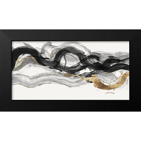 Poised I  Black Modern Wood Framed Art Print by PI Studio