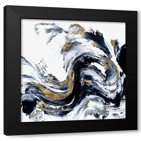 Faded Memories I  Black Modern Wood Framed Art Print with Double Matting by PI Studio