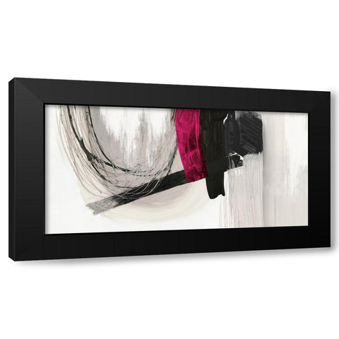 On Hold I  Black Modern Wood Framed Art Print with Double Matting by PI Studio