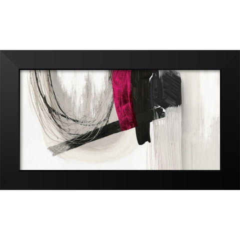 On Hold I  Black Modern Wood Framed Art Print by PI Studio