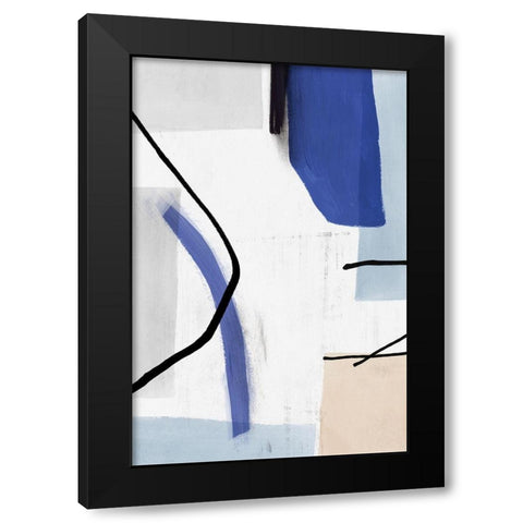 Coherence II  Black Modern Wood Framed Art Print with Double Matting by PI Studio