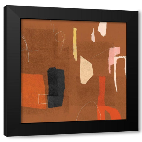 Ultra II Cinnamon Version Black Modern Wood Framed Art Print by PI Studio