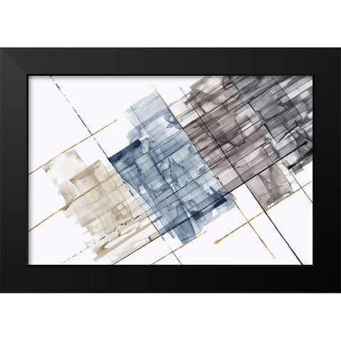 Directive  Black Modern Wood Framed Art Print by PI Studio