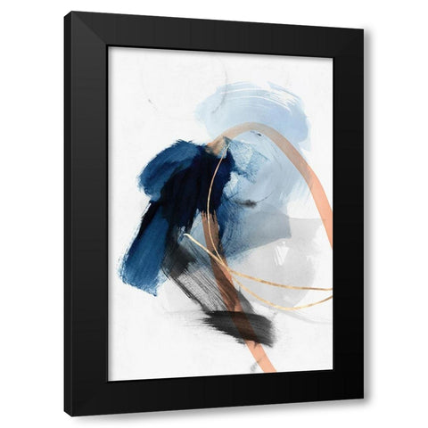 Foreshadow II  Black Modern Wood Framed Art Print with Double Matting by PI Studio