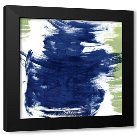 Accord  Black Modern Wood Framed Art Print with Double Matting by PI Studio