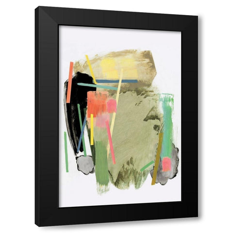 Placebo I  Black Modern Wood Framed Art Print with Double Matting by PI Studio