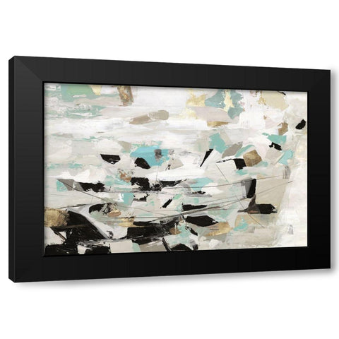 Kindred  Black Modern Wood Framed Art Print with Double Matting by PI Studio