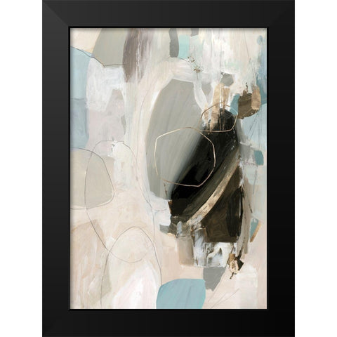 Gleamed  Black Modern Wood Framed Art Print by PI Studio