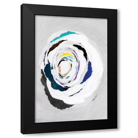 Olympus I  Black Modern Wood Framed Art Print with Double Matting by PI Studio