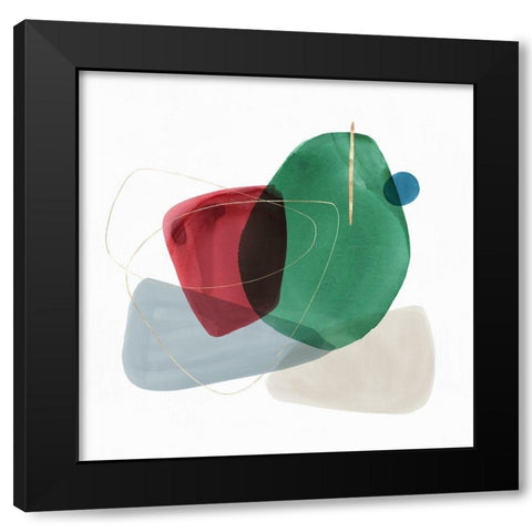 Pistachio I  Black Modern Wood Framed Art Print by PI Studio