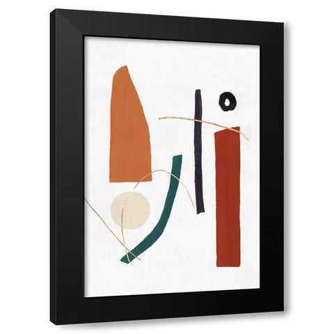 Precision I  Black Modern Wood Framed Art Print by PI Studio