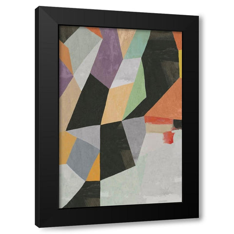 Entanglement I  Black Modern Wood Framed Art Print with Double Matting by PI Studio