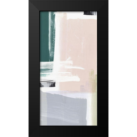 Ash and Silk I Black Modern Wood Framed Art Print by PI Studio