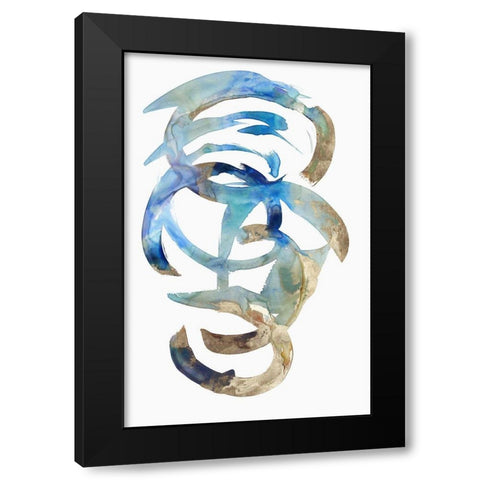 Pristine Answer Black Modern Wood Framed Art Print with Double Matting by PI Studio