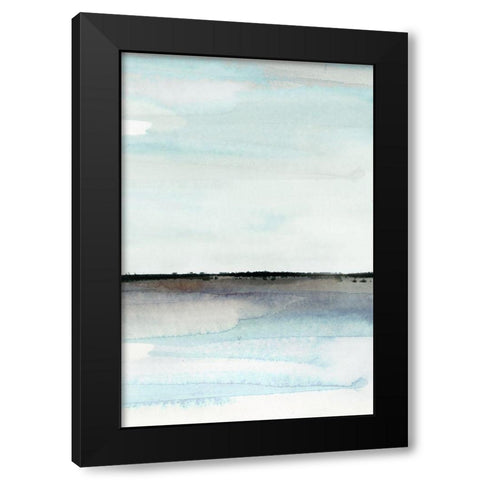 Beautiful Place - Panel 5 Black Modern Wood Framed Art Print with Double Matting by PI Studio