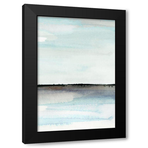 Beautiful Place - Panel 5 Black Modern Wood Framed Art Print by PI Studio