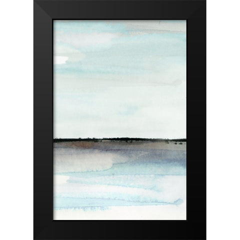 Beautiful Place - Panel 5 Black Modern Wood Framed Art Print by PI Studio