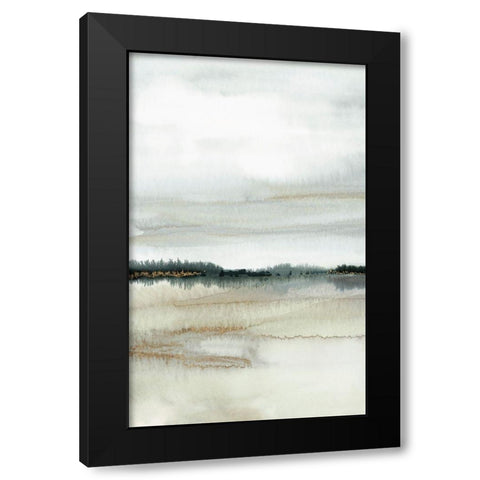 Home Before Dark II   Black Modern Wood Framed Art Print with Double Matting by PI Studio