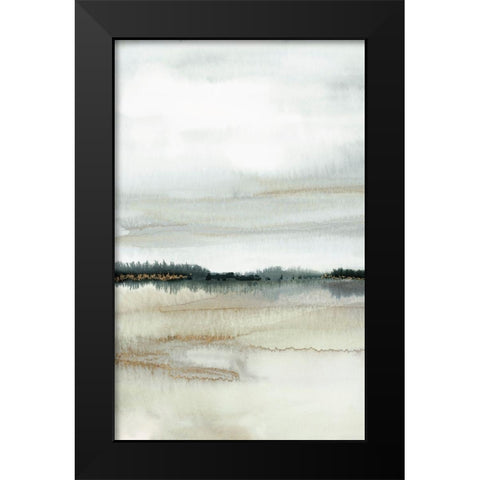 Home Before Dark II   Black Modern Wood Framed Art Print by PI Studio