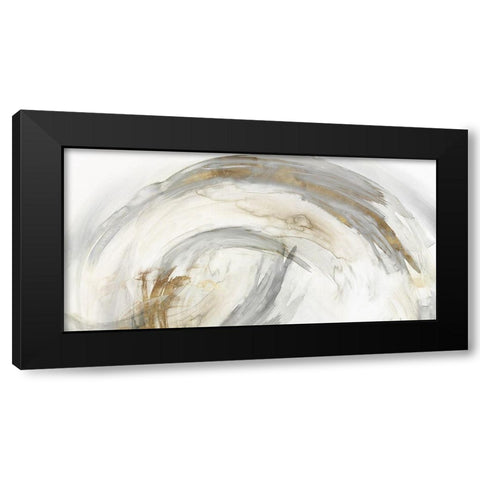 Circle of Life II Black Modern Wood Framed Art Print by PI Studio