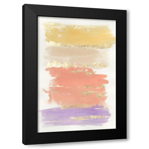 Colors of the Dusk Black Modern Wood Framed Art Print by PI Studio