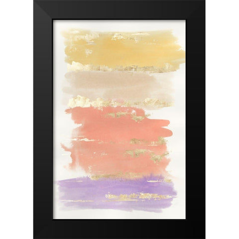 Colors of the Dusk Black Modern Wood Framed Art Print by PI Studio