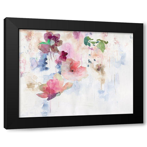 Glowing Grace Black Modern Wood Framed Art Print with Double Matting by PI Studio