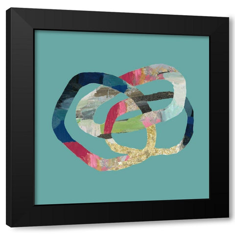 Undivided I Black Modern Wood Framed Art Print with Double Matting by PI Studio