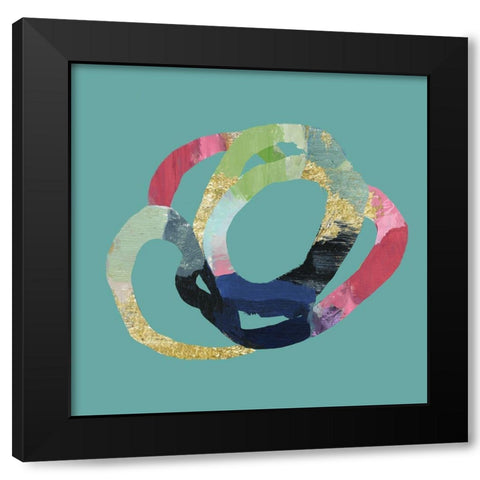 Undivided II Black Modern Wood Framed Art Print with Double Matting by PI Studio