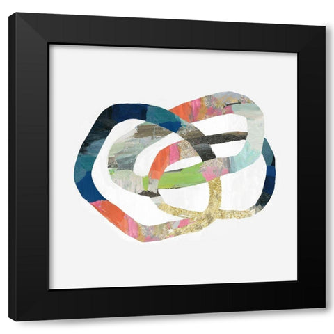 Allied I Black Modern Wood Framed Art Print with Double Matting by PI Studio