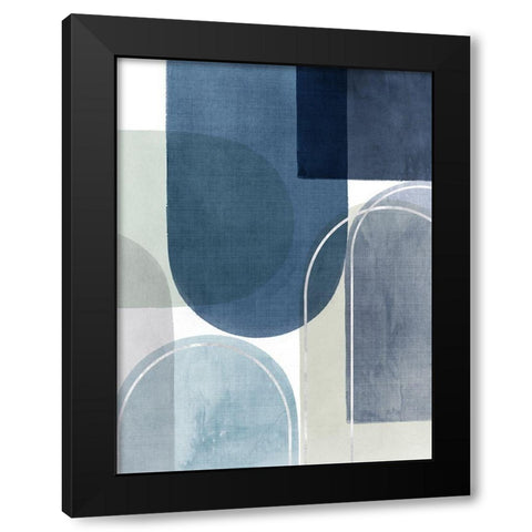 Framed Move II  Black Modern Wood Framed Art Print by PI Studio