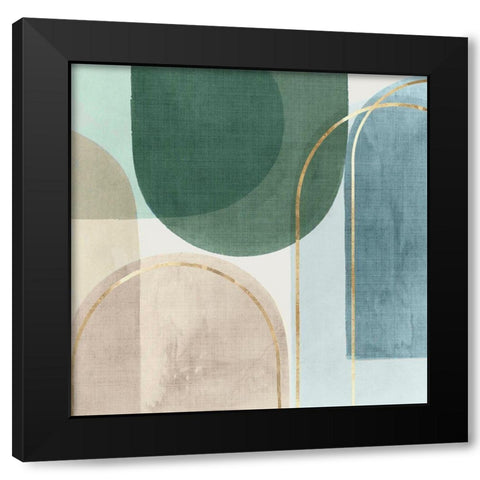 Framed Move II  Black Modern Wood Framed Art Print with Double Matting by PI Studio