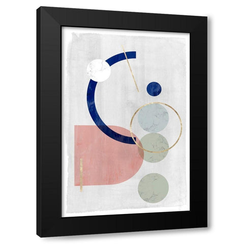 Joy and Philosophy I Black Modern Wood Framed Art Print with Double Matting by PI Studio