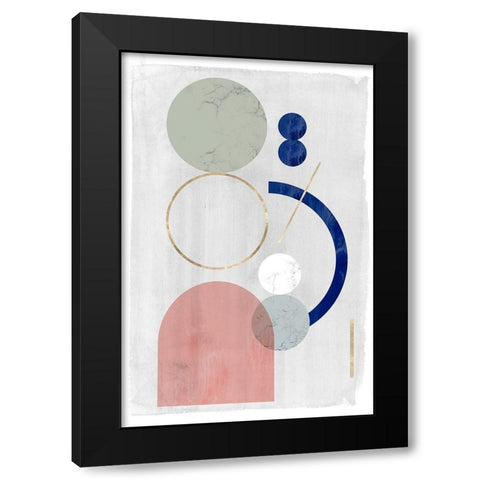 Joy and Philosophy II Black Modern Wood Framed Art Print with Double Matting by PI Studio