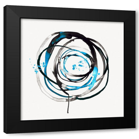 Thrill of Infinity I Black Modern Wood Framed Art Print with Double Matting by PI Studio