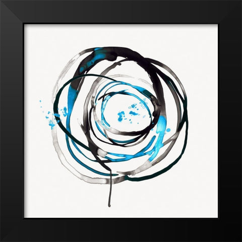 Thrill of Infinity I Black Modern Wood Framed Art Print by PI Studio