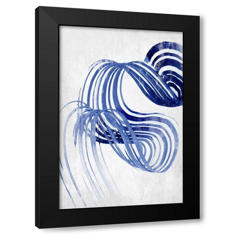 Rhumba I  Black Modern Wood Framed Art Print with Double Matting by PI Studio