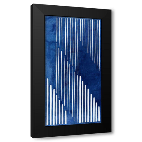 Divergent II   Black Modern Wood Framed Art Print with Double Matting by PI Studio