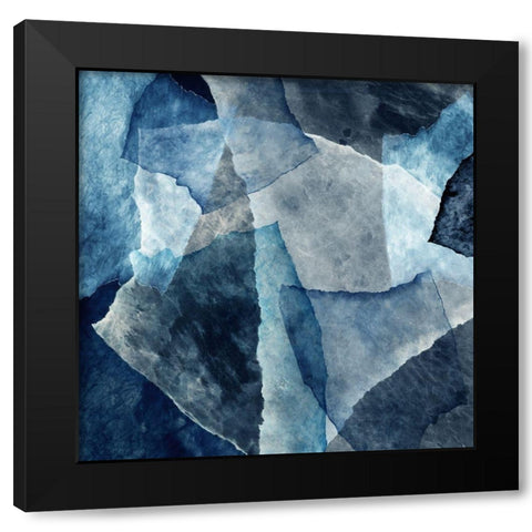 Ideal Deepness II Black Modern Wood Framed Art Print with Double Matting by PI Studio