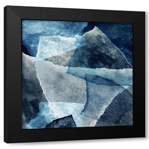 Ideal Deepness II Black Modern Wood Framed Art Print with Double Matting by PI Studio