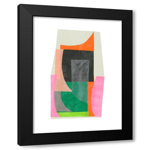 Constructed Black Modern Wood Framed Art Print with Double Matting by PI Studio